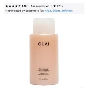 OUAI Thick Hair Shampoo